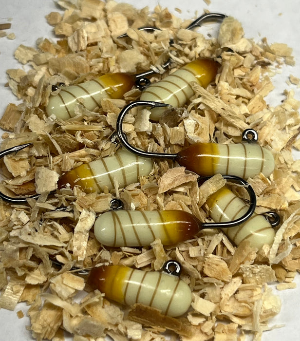 Glow Waxworm Jig